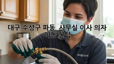 대구 수성구 파동 🏢 사무실 이사, 의자 이동 꿀팁! ✨
