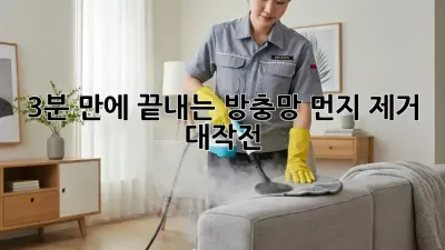3분 만에 끝내는 방충망 먼지 제거 대작전! ✨